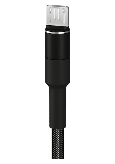 Hepu Hp-414 Solid Usb - Micro Usb Qc3.0 3.1a Şarj Kablosu 1mt Siyah