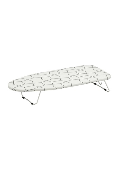 Ayaklı Küçük Ütü Masası Uzunluk 73 Cm Mini Ütü Masası Beyaz Ütüleme Masası Genişlik 32 Cm Beyaz Beyaz