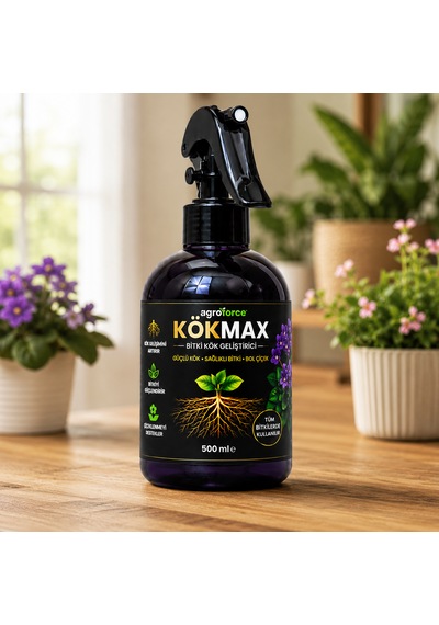 Kökmax Ev Bitkileri İçin Kök Güçlendirici Ve Çiçek Coşturucu Sprey 500 ML