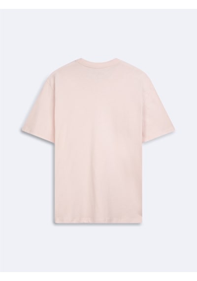 LTB Logo Baskılı Relaxed Lila T-shırt