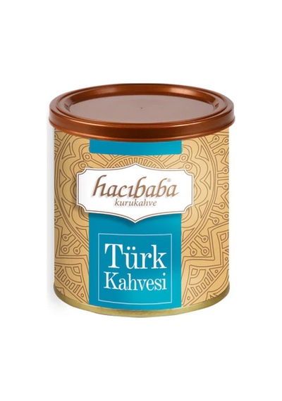 Hacıbaba Türk Kahvesi Teneke Kutu 100 Gr X 6 Adet Öğütülmüş