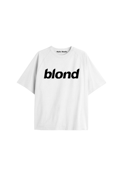 Kalic Studio Unisex Erkek Kadın Blond Frank Ocean Beyaz T-shırt Frankbeyaz25