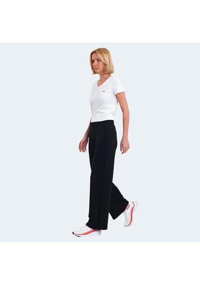 Slazenger VILLE Kadın Cepli Bol Paça Siyah Eşofman Altı