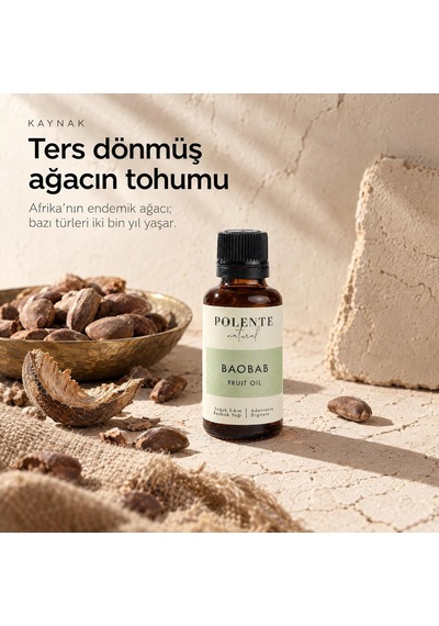Baobab Yağı,%100 Saf Ve Doğal, Soğuk Sıkım, 30 Ml Diğer