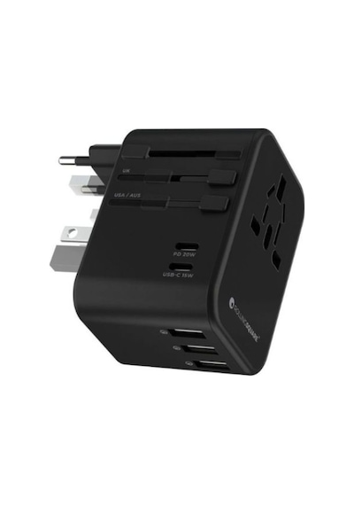Rolling Square - 35w Adaptör - 150 Ülkede Uyumlu Evrensel Seyahat Adaptörü