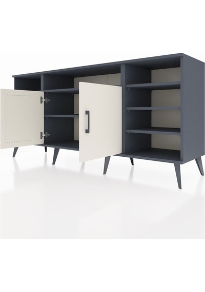Hyperion Konsol 8 Raflı 2 Kapaklı 176x44x83 Antrasit-aytaşı/antrasit Aytaşı/antrasit Hyperion Konsol 8 Raflı 2 Kapaklı 176x44x83 Antrasit-aytaşı/antrasit Aytaşı/antrasit