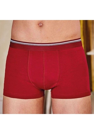 Berrak 1097 Erkek Likralı Esnek Boxer 2 Adet Siyah