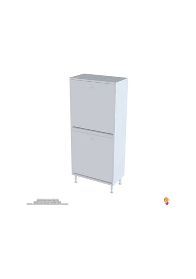 Modilayn İlkim Modern Çamaşır Ünitesi, 60x138x32,5 Cm Gizli 4 Göz Minimalist Akıllı Sepetli Dolap Beyaz Modilayn İlkim Modern Çamaşır Ünitesi, 60x138x32,5 Cm Gizli 4 Göz Minimalist Akıllı Sepetli Dolap Beyaz