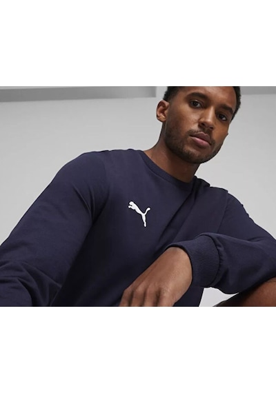 Puma Teamgoal Casuals Crew Neck S Erkek Futbol Sweatshirts 65859206 Lacivert Lacivert