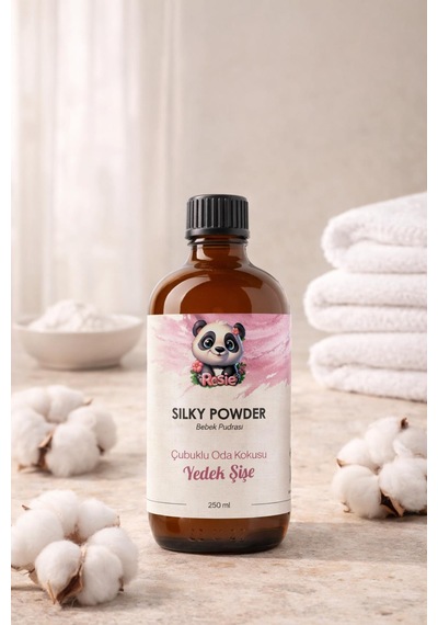 Rosie Silky Powder Çubuklu Oda Kokusu Yedek Şişe 250 Ml Pudramsı Ortam Kokusu, Reed Diffuser, Refill Fresh