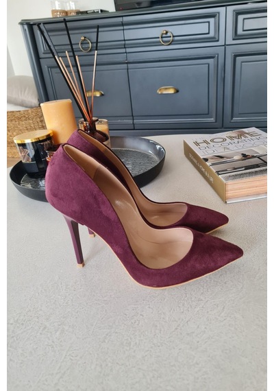 001 200 Topukla Kadın 10 Cm Topuklu Klasik Sivri Burun Stiletto 001