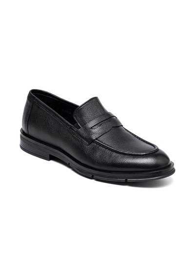 Black Porto Klasik Ayakkabı Erkek Ka-26y-f3003 John May Formal Shoe Siyah