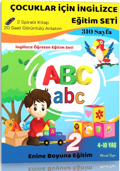 Çocuklar İçin İngilizce Eğitim Seti 4-10 Yaş