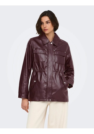 Only 15373806 Kadin Mont - Kahverengi