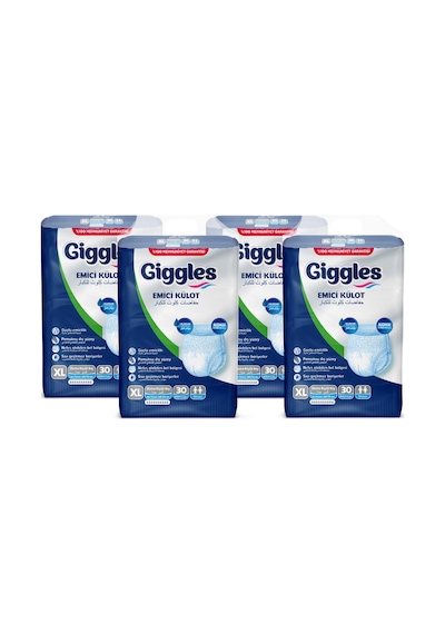 Giggles Yetişkin Emici Külot Hasta Bezi XL 4 x 30'lu