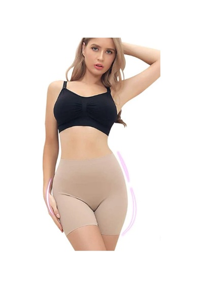 Miresa Basic Lazer Kesim Dikişsiz Kadın Boxer Külot 2'li Paket Siyahten