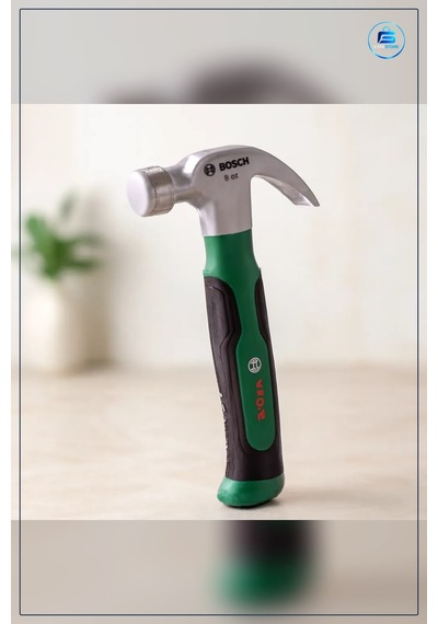 Çekiç Kısa Çatal Ağızlı 8 Oz 16 Cm Ergonomik Yumuşak Sap Htaş Mar