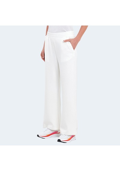 Slazenger VILLE Kadın Cepli Bol Paça Ekru Eşofman Altı