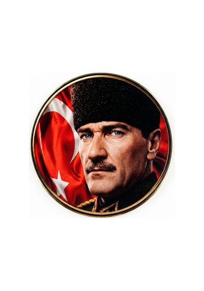 Ay Yıldızlı Ve Üniformalı Atatürk Cırtlı 3d Arma