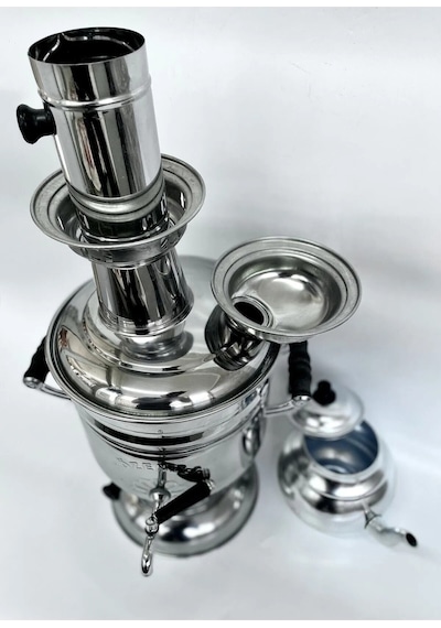 Sözenler Demlikli 4.5 L Kömürlü Semaver + Çanta