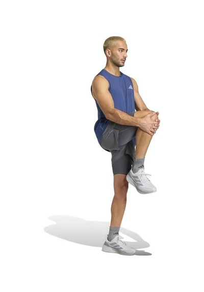 Adidas Running Essentials Erkek Lacivert Yuvarlak Yaka Atlet