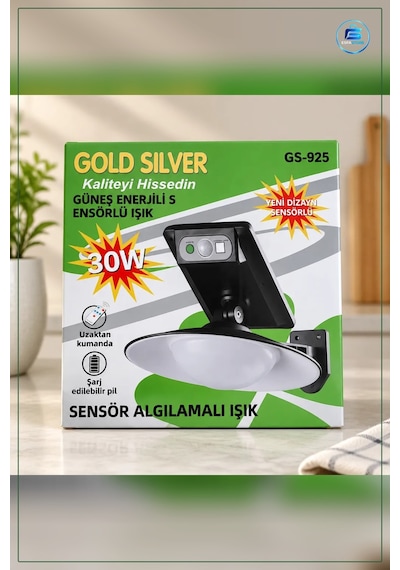 Güneş Enerjili Sensörlü Bahçe Aydınlatması Işık Solar Duvar Lamba