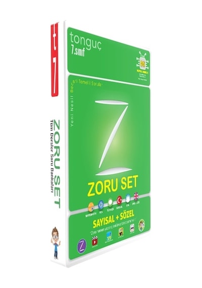 Tonguç 7.Sınıf Tüm Dersler Soru Bankası Sayısal Sözel Zoru Test