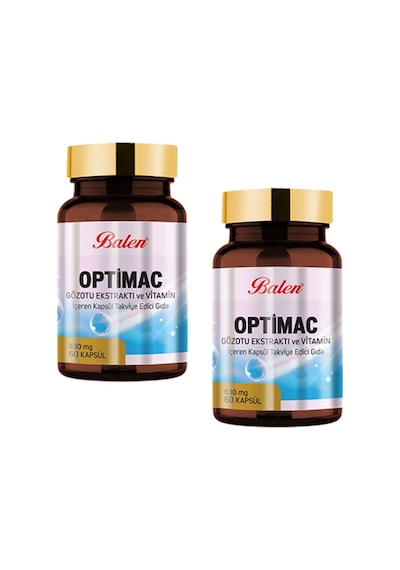 Balen Optimac Gözotu Ekstraktı ve Vitamin 630 MG 60 Kapsül 2 Adet