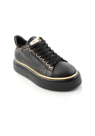 Bambi Siyah Kadın Sneaker K01234050609