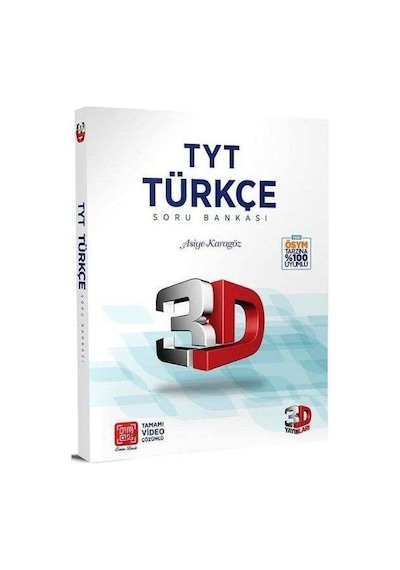 3D Yayınları Tyt Türkçe Soru  Bankası