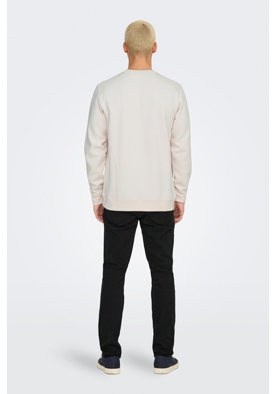 Only & Sons Only&sons Onsdawson Reg Crew Vd Gri Erkek Sweatshirt Gri