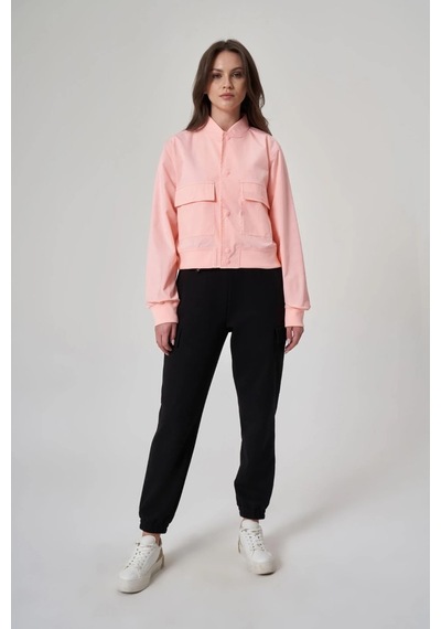 Exuma Kadın Ceket-1521158 Pembe Pembe