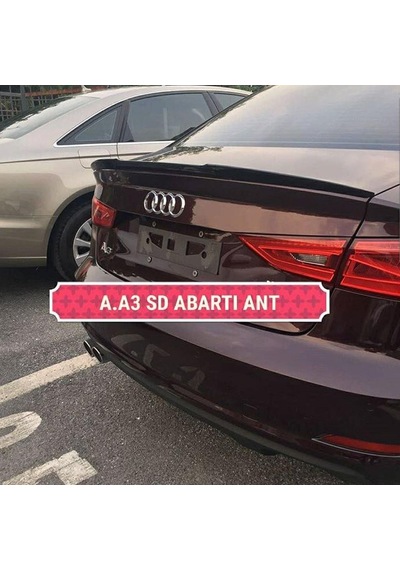 Audi A3 Sedan Yarasa Model Anatomik Spoiler Geniş Tip