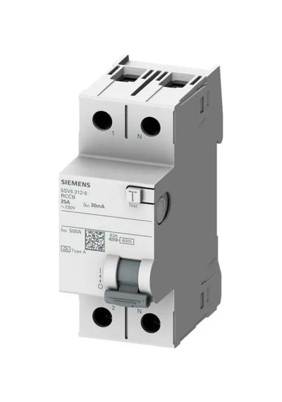2x25 Amper 30ma Kaçak Akım Rölesi 5sv5312