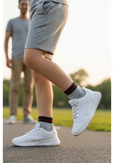 Socketta 5'li Karışık Renk Çocuk Pamuk Sport Desen Patik Çorap - Premium Sport Siyah-beyaz-laci-gri-antrasit Socketta 5'li Karışık Renk Çocuk Pamuk Sport Desen Patik Çorap - Premium Sport Siyah-beyaz-laci-gri-antrasit
