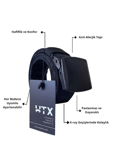 Utx Taktik Palaska-kemer Unısex Siyah