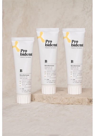 Probident Aktif Probiyotikli Akgünlük Özüt İlaveli Diş Macunu 3 x 75 ML