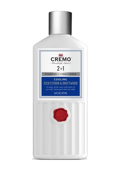 Cremo 2in1 Cooling Iced Citron & Driftwood Şampuan ve Saç Kremi 473ML