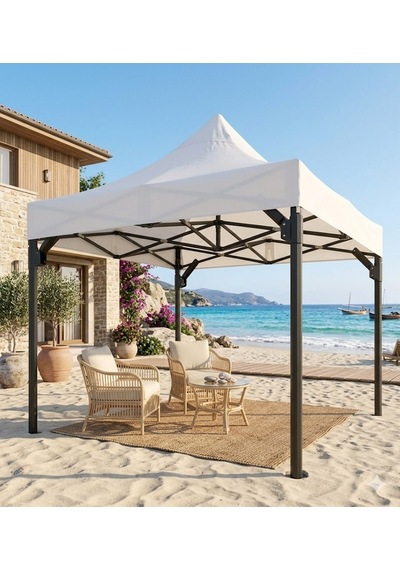 Missidea 3 3 Premium Makaslı Katlanır Çardak Beyaz