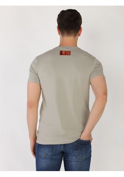 Roberto Cavalli Erkek Tshirt /M.Rob.0421.14023 A.Gri Açık Gri