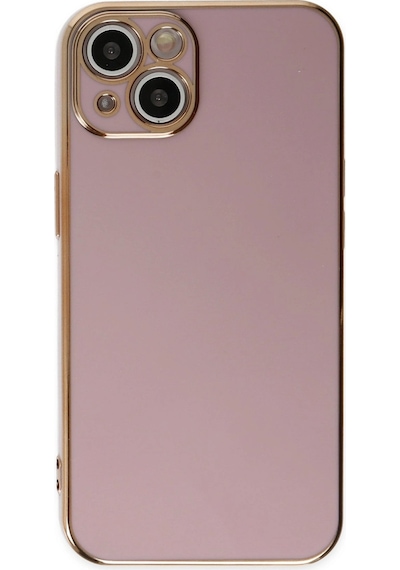 Apple Uyumlu iPhone 14 Kılıf Volet Silikon Mor/