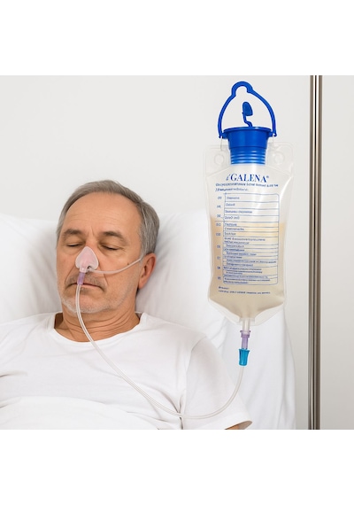 Galena Enteral Beslenme Torbası 1200 Ml Steril Tek Kullanımlık Besleme Seti - 5 Adet