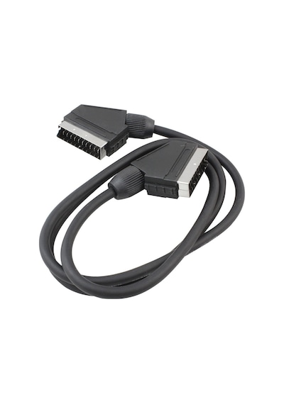 3 Metre Skart Erkek To Scart Male Tırnaklı Ara Görüntü Kablosu