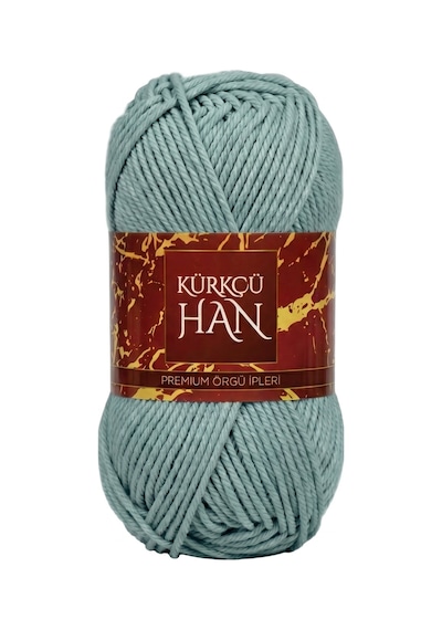 Kürkçü Han Cotton Comfort 100gr Pamuklu Makrome Punch Amigurumi Örgü İpi - Çağla Yeşili