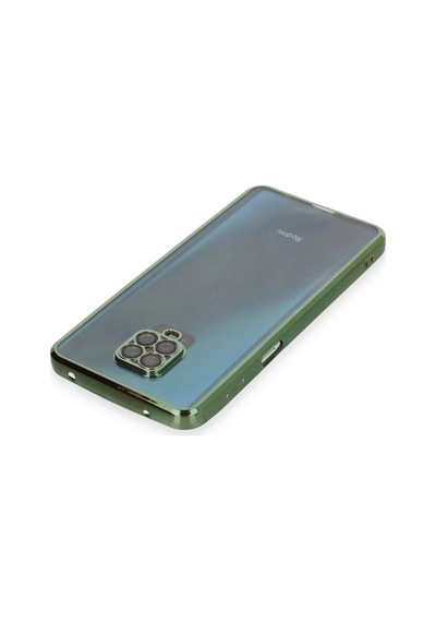 Xiaomi Redmi Note 9 Pro Kılıf Razer Lensli Silikon - Yeşil 0.2M-Çok Renkli