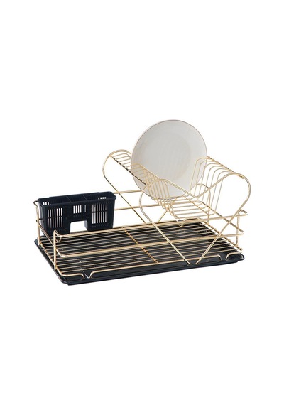 Acar Talon İki Katlı Tabaklık Bulaşıklık - Gold Gold