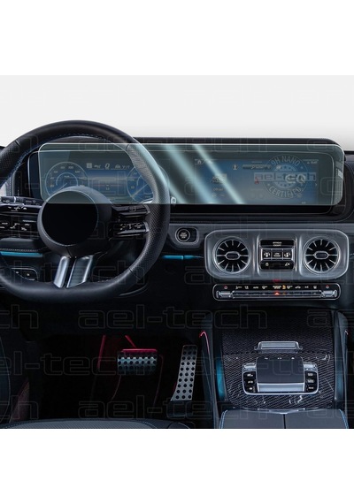 Mercedes G Uyumlu 12,3 İnç Navigasyon Ve Dijital Gösterge 9h Nano Ekran Koruyucu