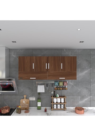 Kenzlife hazır mutfak general cvz 060*150*22 mutfak banyo dolabı kapaklı raflı