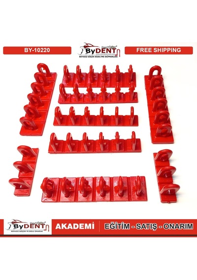 Pdr Boyasız Göçük Düzeltme Plastiği Öpücük 6 Lı Set 10 Parça