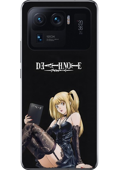 Xiaomi Mi 11 Pro Uyumlu Şeffaf Kılıf Death Note 3 Tasarımlı